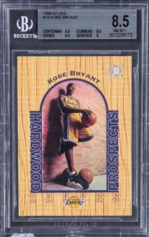 1996-97 Upper Deck UD3 #19 Kobe Bryant Rookie Card - BGS NM-MT+ 8.5 